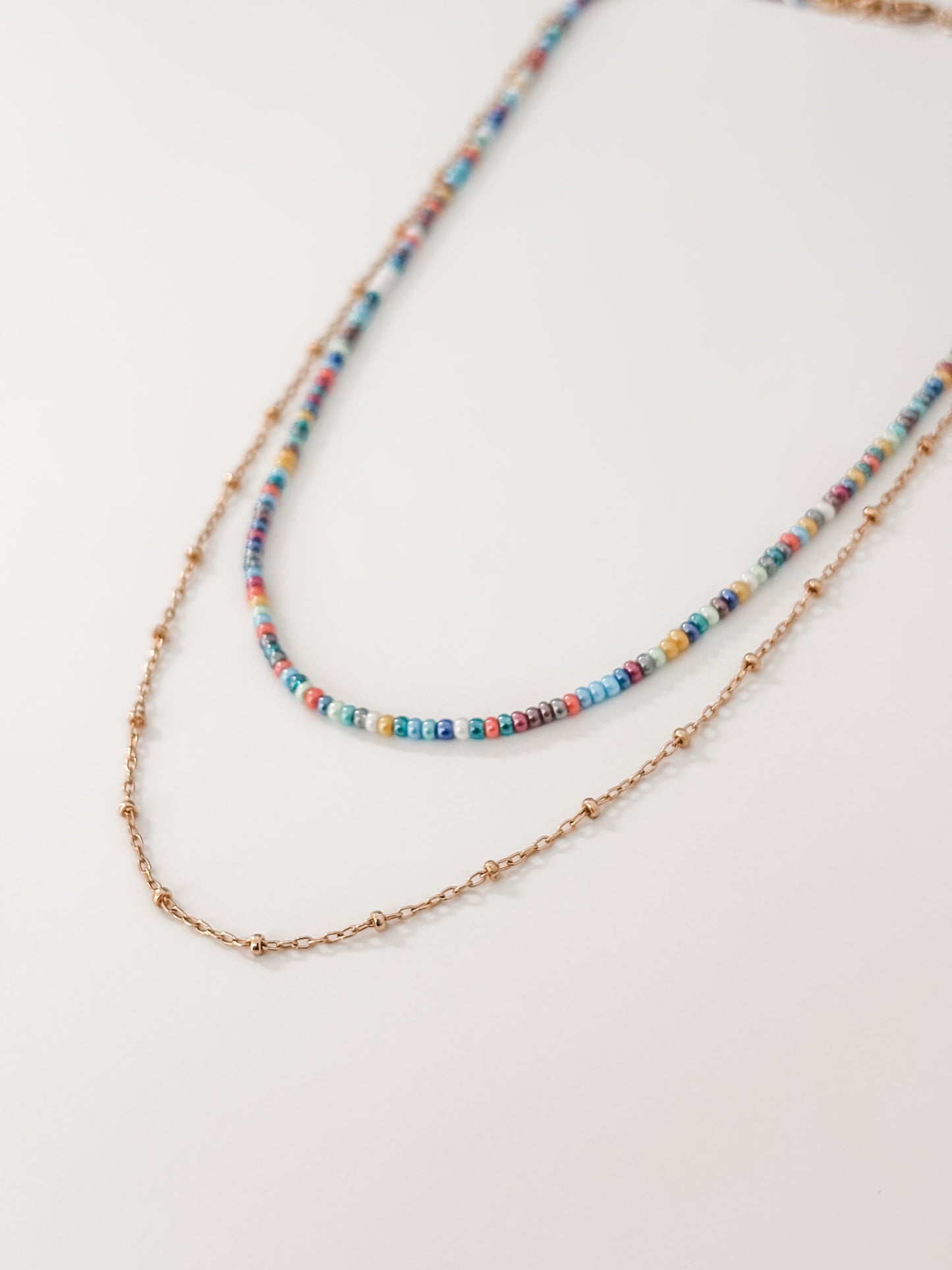 Everyday Layered Necklace - Goes with Denim