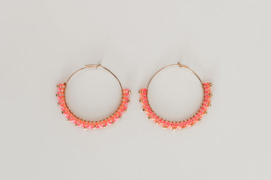 Color Mix Midi Hoops